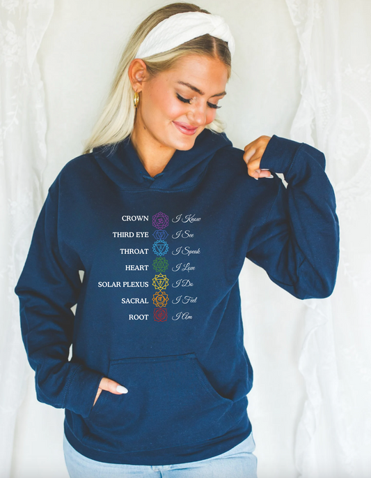 Chakra Affirmations Hoodie