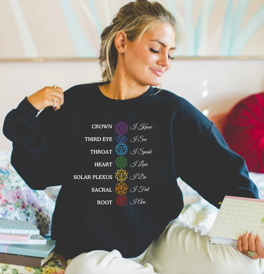Chakra Affirmations Crewneck