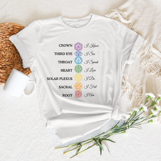 Chakra Affirmations T-Shirt