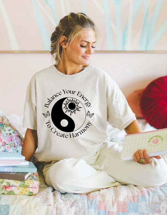 Balance Your Energy | Yin & Yang T-Shirt