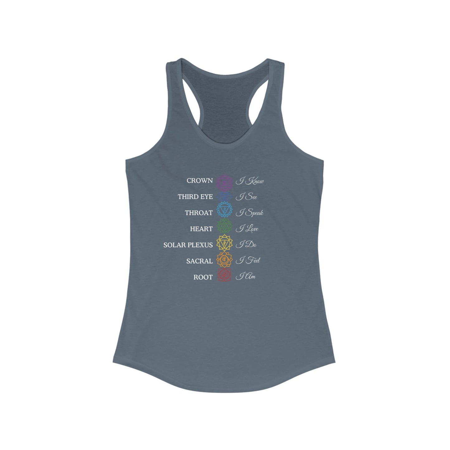 Chakra Affirmations Tank Top